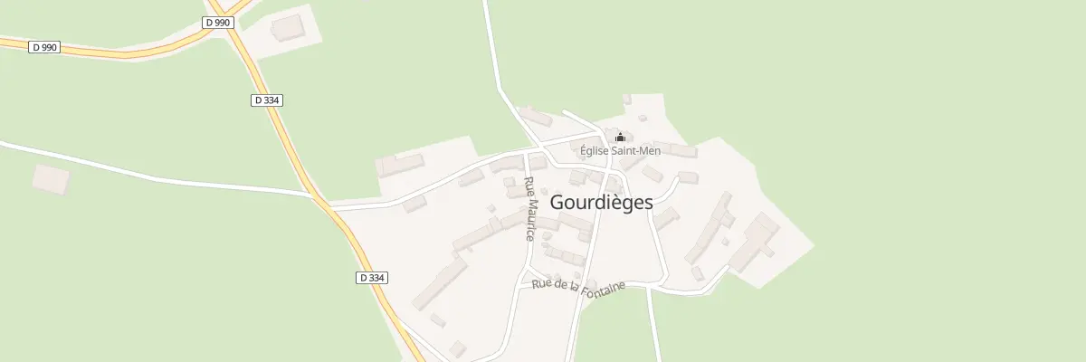 Plan du 6 Rue du 19 Mars 1962 à Gourdièges