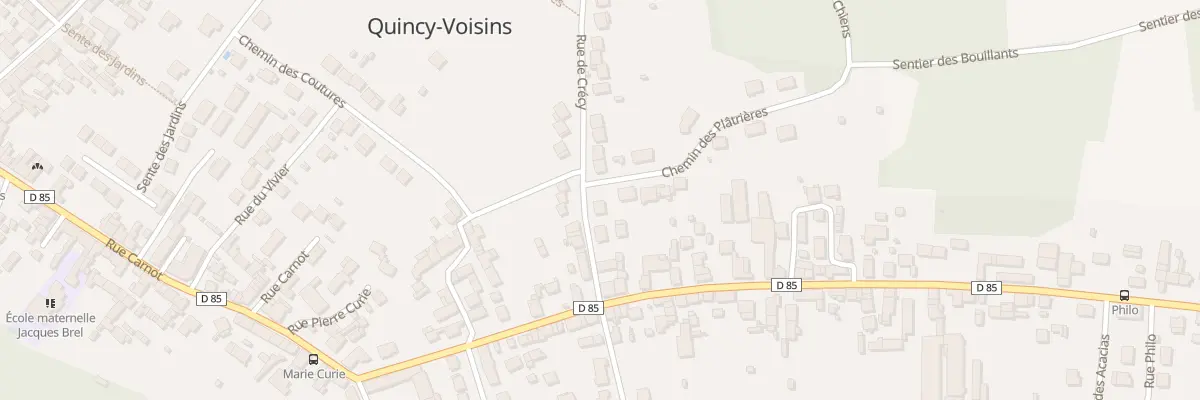 Plan du 65 Rue de Crécy à Quincy-Voisins