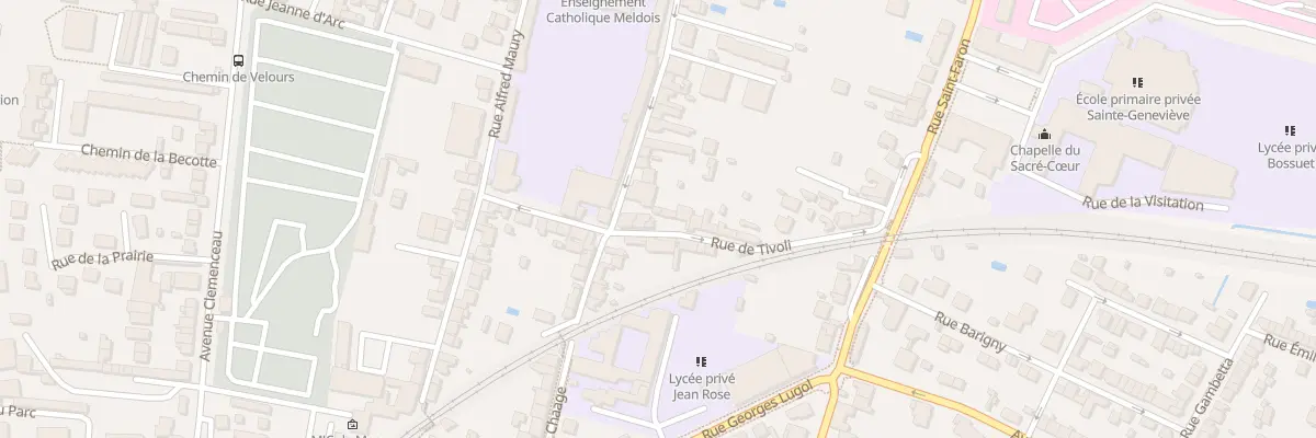 Plan du 22 Rue de Tivoli à Meaux