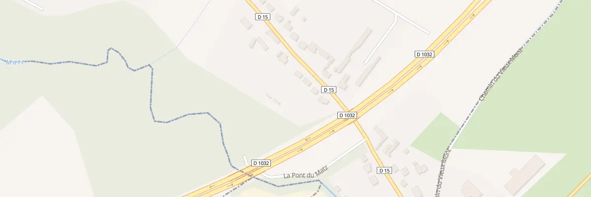 Plan du 33 Rue du Pont du Matz à Machemont