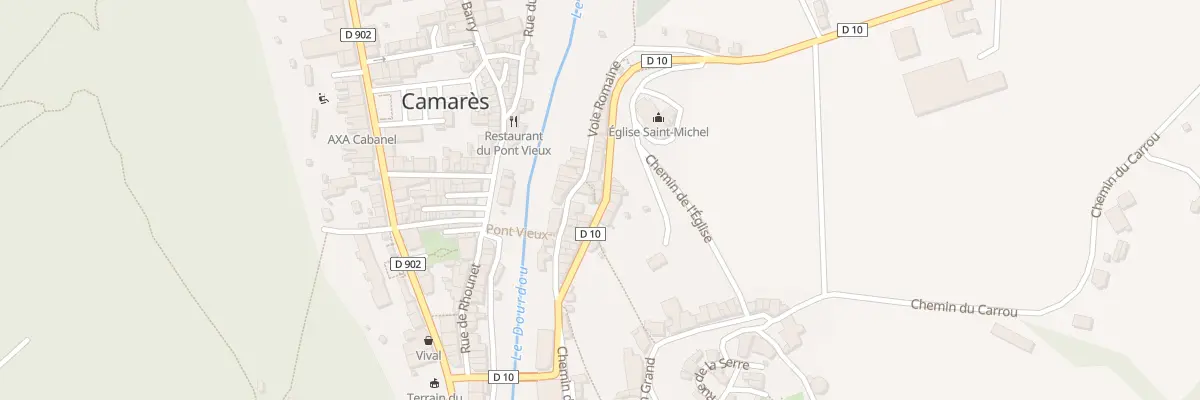 Plan du 23 Rue de l’Eglise à Camarès