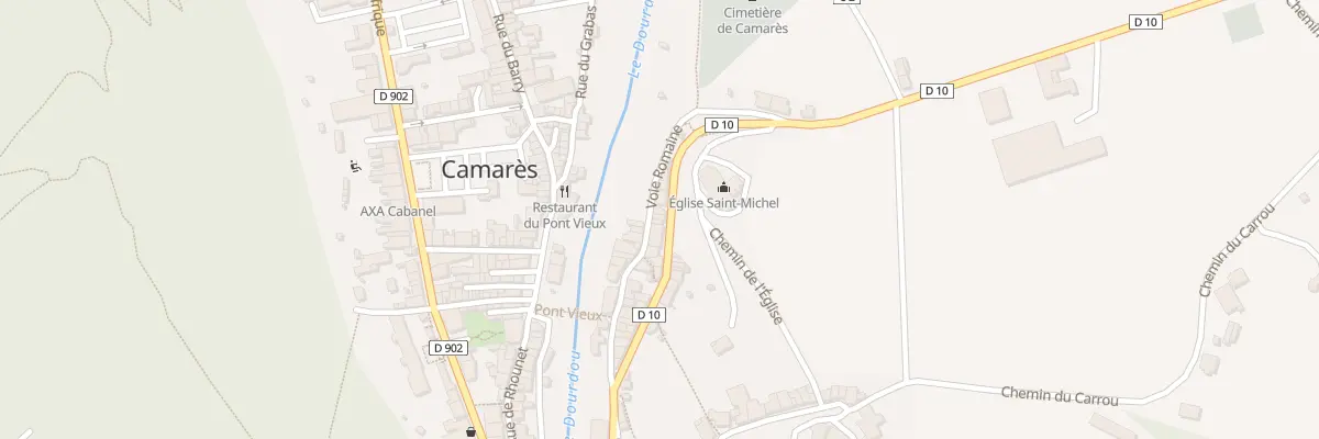 Plan du 31 Rue de l’Eglise à Camarès