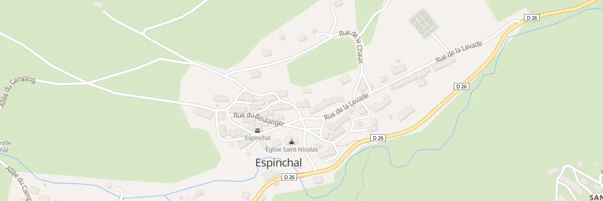 Plan du 5032 Espinchal à Espinchal