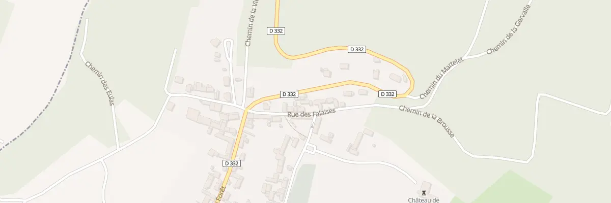 Plan du 91 Rue des Falaises à Gilocourt