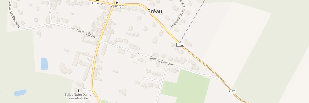 Plan du 171 Rue du Couvent à Bréau