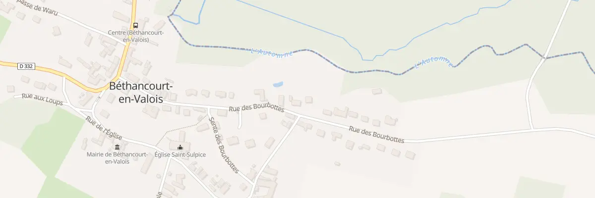 Plan du 295 Rue des Bourbottes à Béthancourt-en-Valois