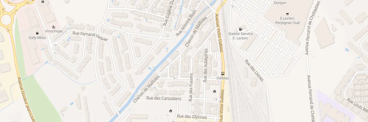 Plan du 3 Rue Acacias à Perpignan