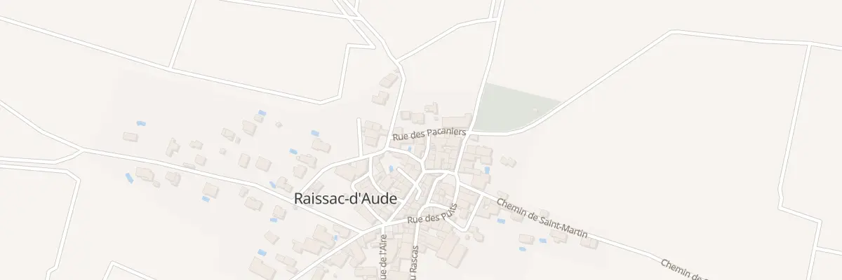 Plan du 3 Rue du Presbytère à Raissac-d’Aude