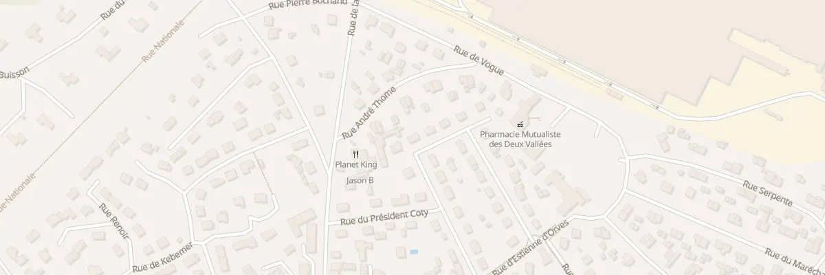 Plan du 9 Rue Charles Ancelin à Thourotte