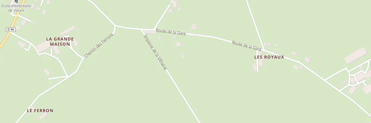 Plan du 5041B Les Royaux à Vieure