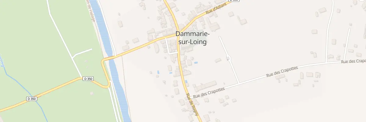 Plan du 3 Rue de Rogny à Dammarie-sur-Loing