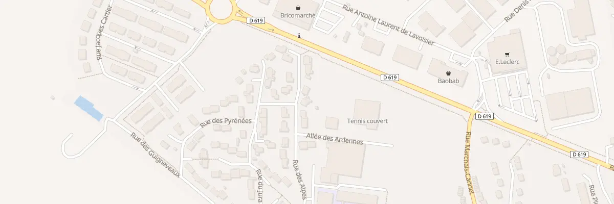 Plan du 9 Rue des Alpes à Mormant