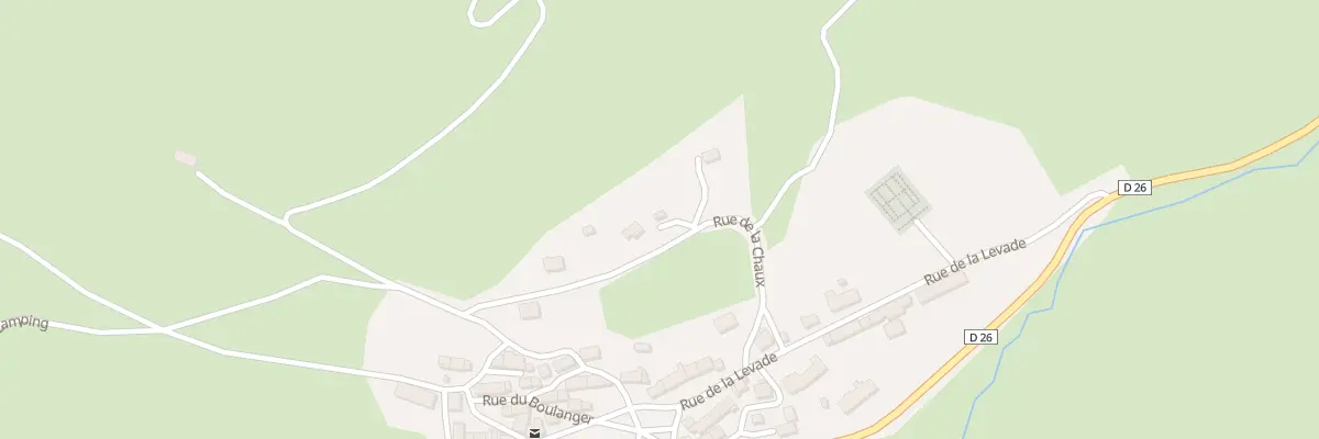 Plan du 5189 La Chaux d’Espinchal à Espinchal