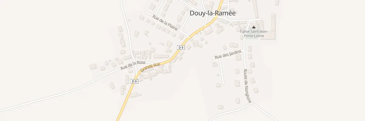 Plan du 18 Gr Grande Rue à Douy-la-Ramée
