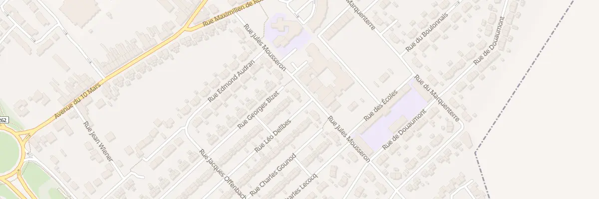 Plan du 19 Rue Jules Mousseron à Méricourt
