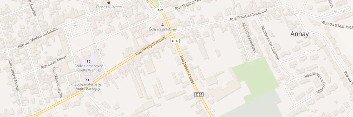 Plan du 5 Rue Joseph Mattei à Annay