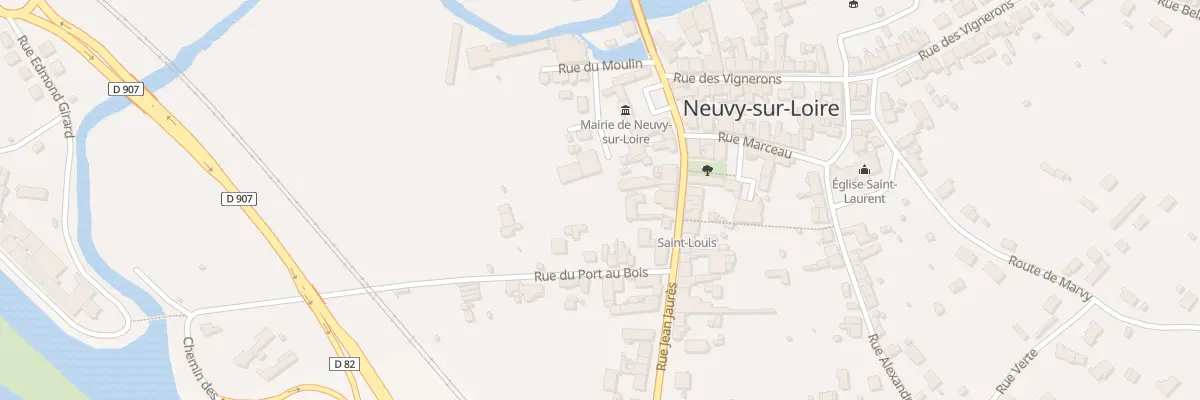 Plan du 26 Rue Jean Jaurès à Neuvy-sur-Loire