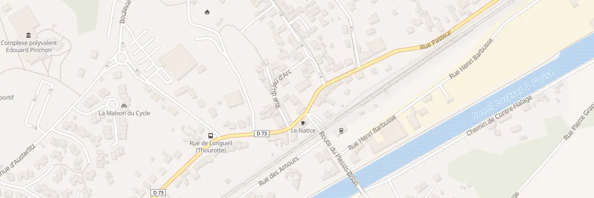Plan du 5 Rue de la République à Thourotte