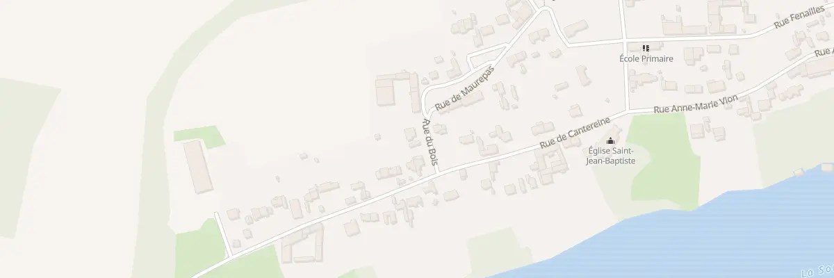 Plan du 113 Rue du Bois à Cléry-sur-Somme