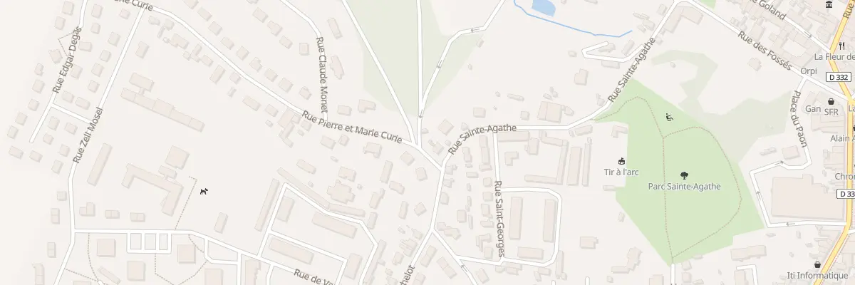 Plan du 20 Rue Ste Agathe à Crépy-en-Valois