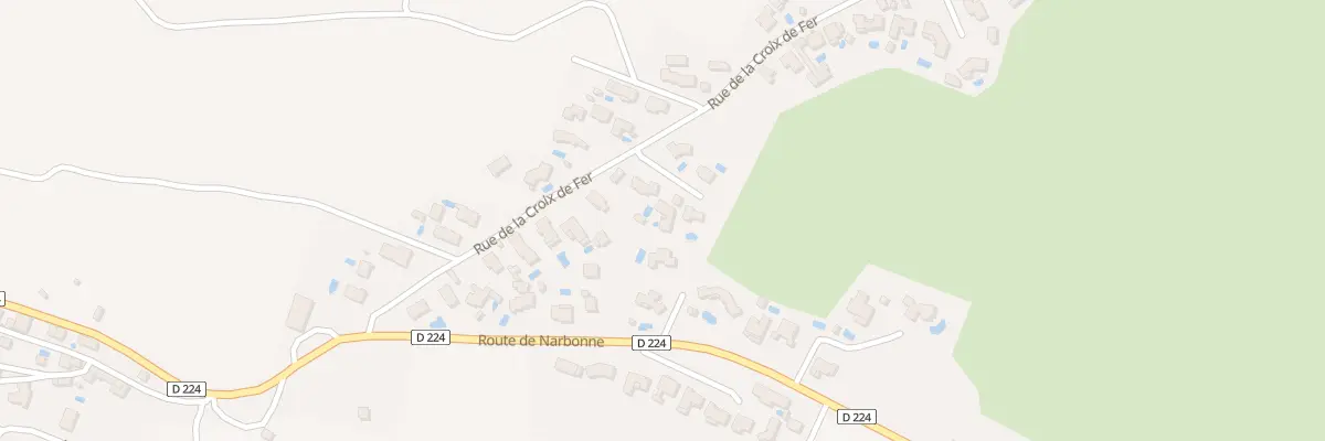 Plan du 22B Rue de la Croix de Fer à Bizanet