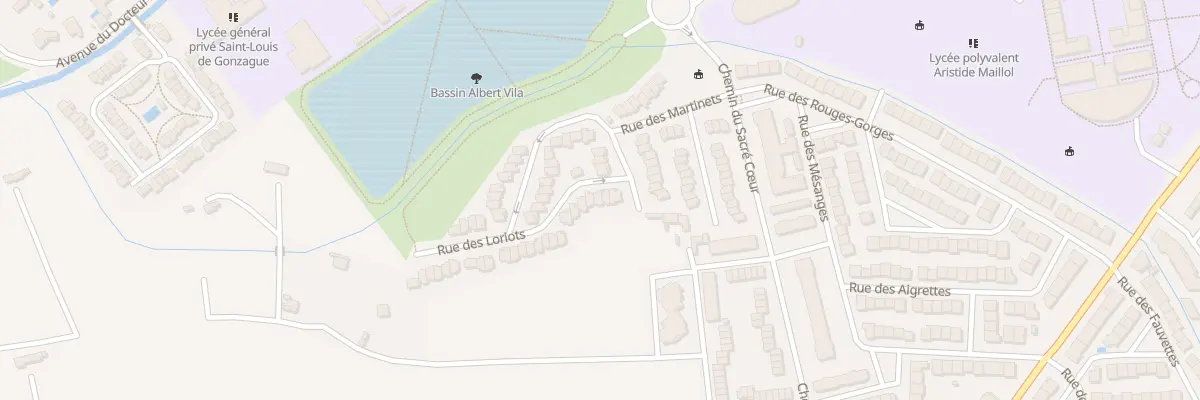 Plan du 5 Rue des Loriots à Perpignan