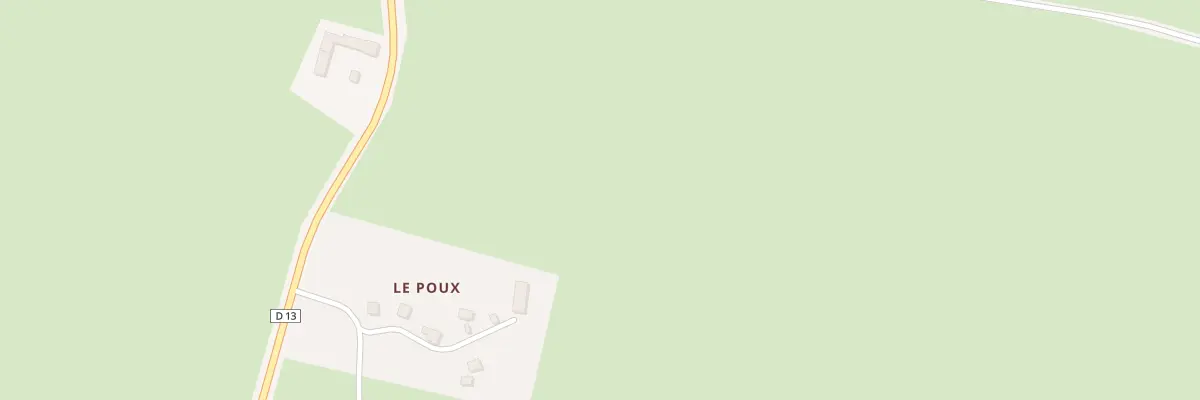 Plan du 5024 Le Poux à Lapeyrouse