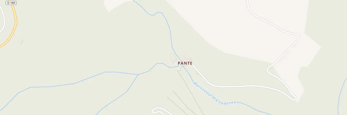 Plan du 5588 Pante à Murat-sur-Vèbre