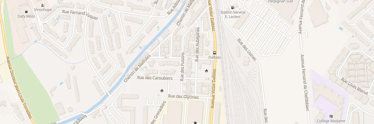 Plan du 11 Rue des Grappes à Perpignan