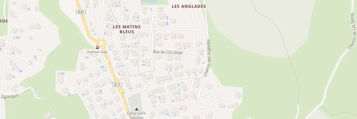 Plan du 15 Correc Del Coll de Llinas à Montesquieu-des-Albères