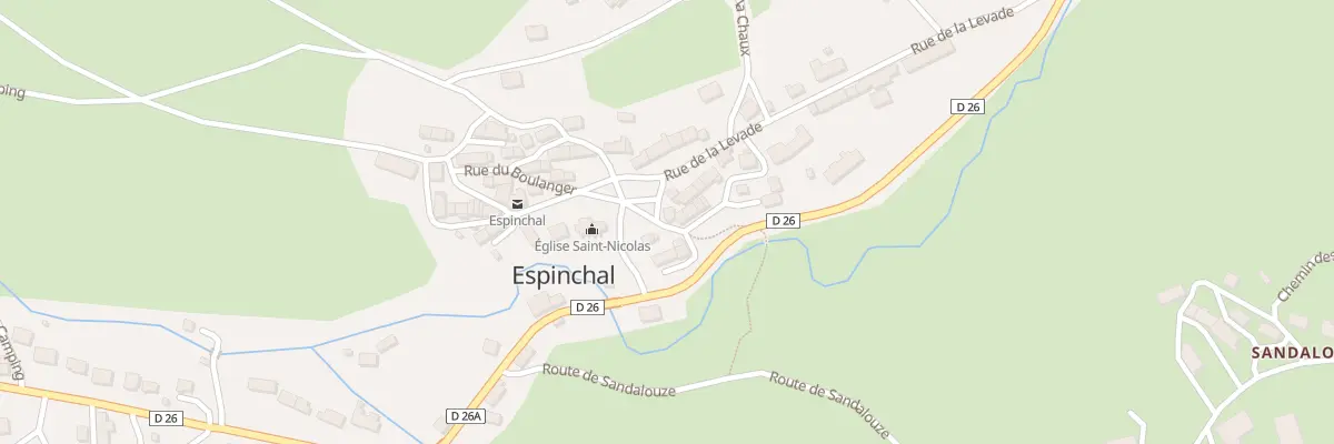 Plan du 5053 Espinchal à Espinchal