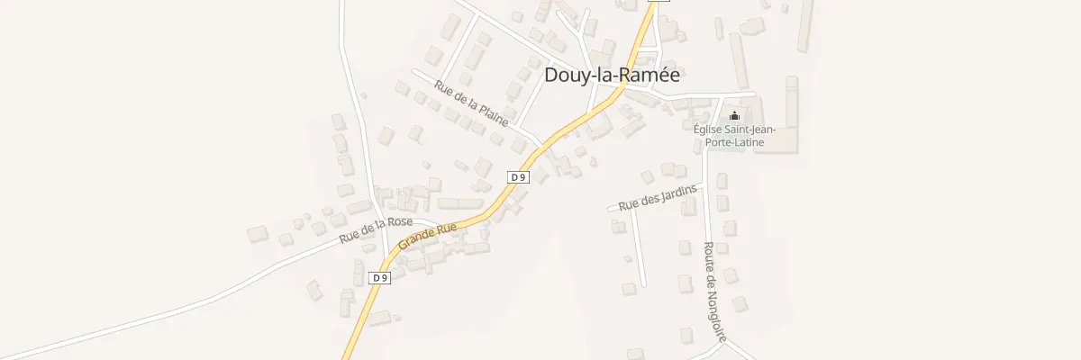 Plan du 22 Gr Grande Rue à Douy-la-Ramée