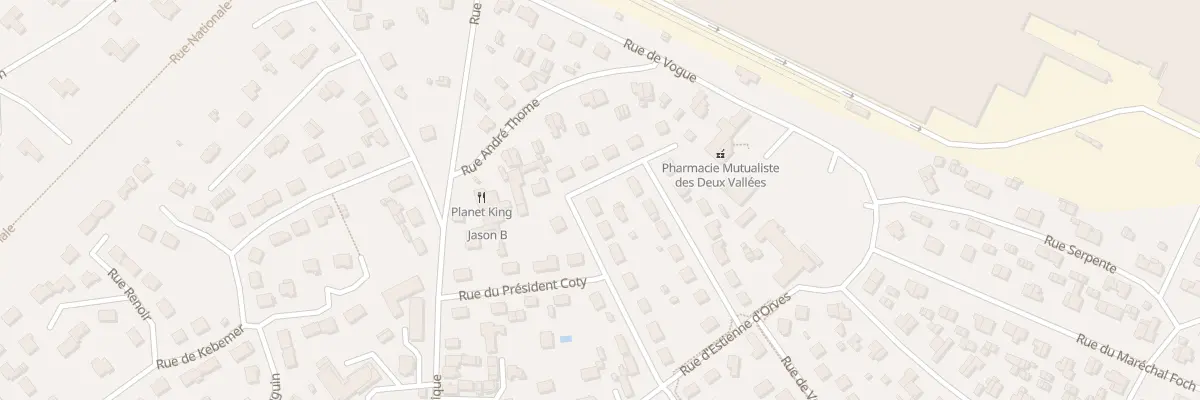 Plan du 14 Rue Charles Ancelin à Thourotte
