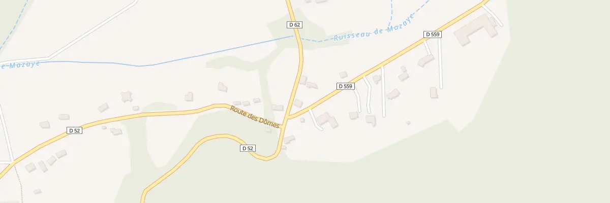 Plan du 25 Rte des Dômes Vge Champille à Mazaye