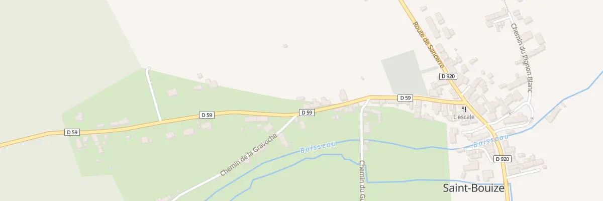 Plan du 10 Rte de Vinon à Saint-Bouize