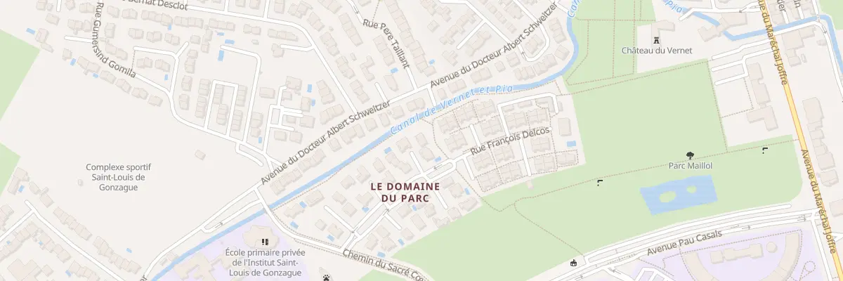 Plan du 29 Rue François Delcos à Perpignan