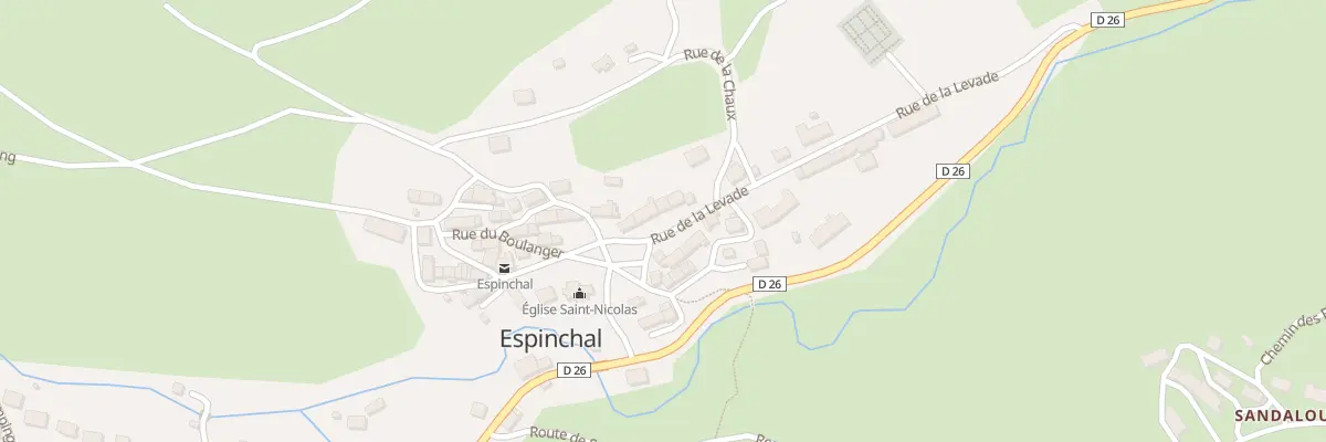 Plan du 5037 Espinchal à Espinchal