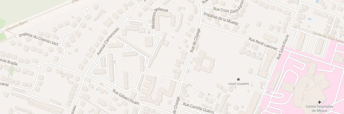 Plan du 109 Rue de Chaage à Meaux
