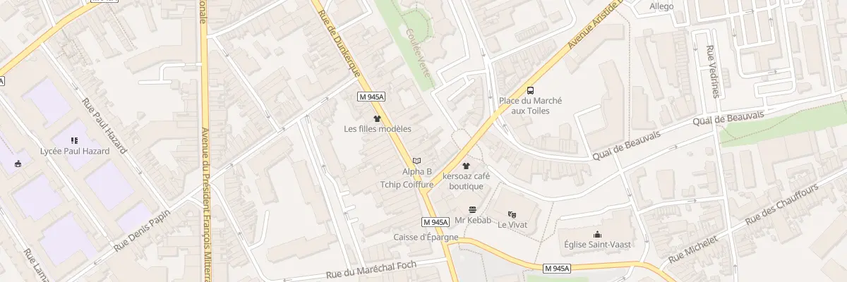 Plan du 18 Rue de Dunkerque à Armentières