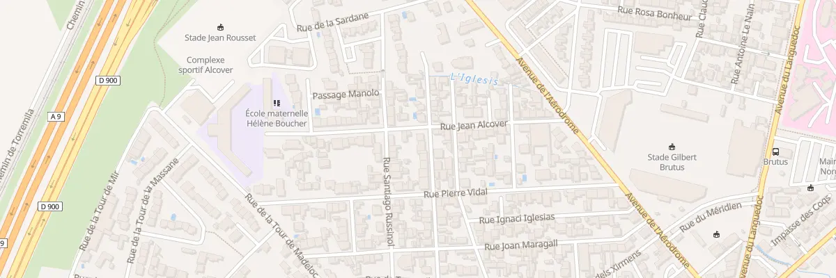Plan du 27 Rue Jean Alcover à Perpignan
