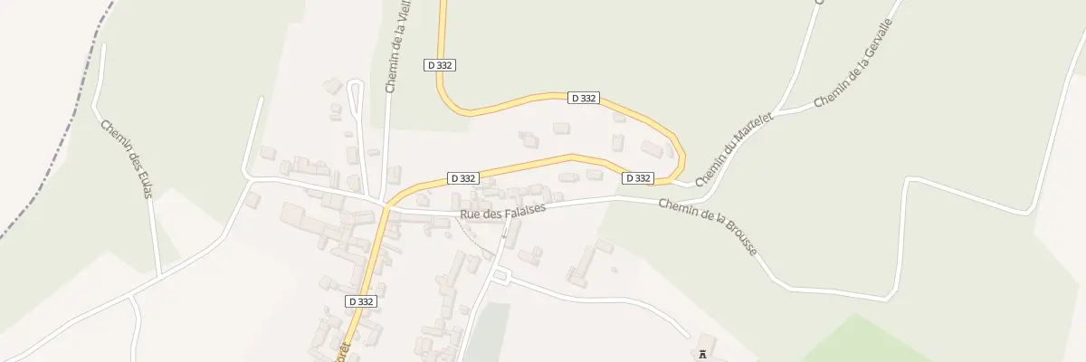 Plan du 129 Rue des Falaises à Gilocourt