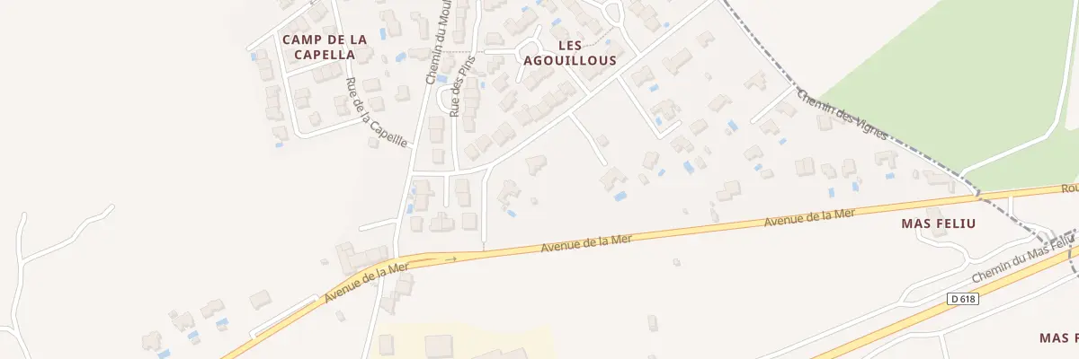 Plan du 4 Rue des Pechers à Montesquieu-des-Albères