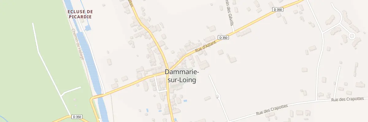 Plan du 6 Rue d’Aillant à Dammarie-sur-Loing