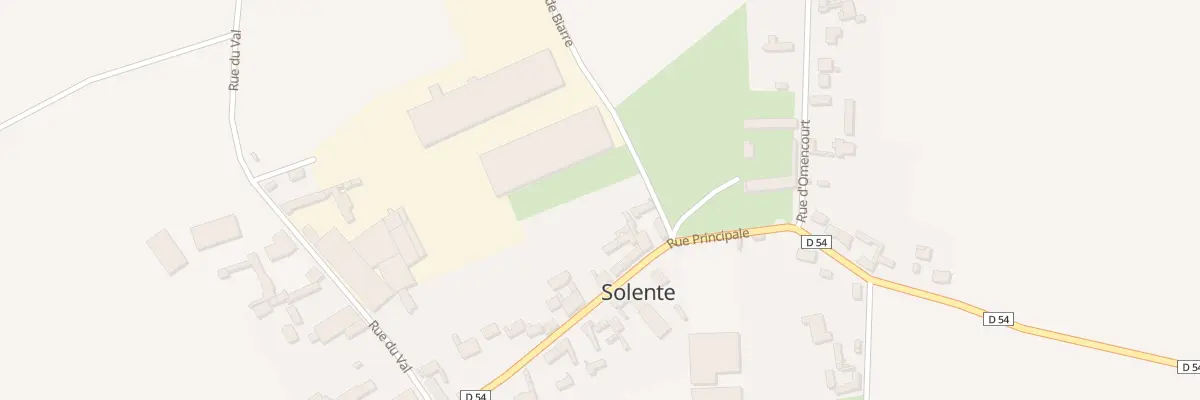 Plan du 16 Rue Principale à Solente