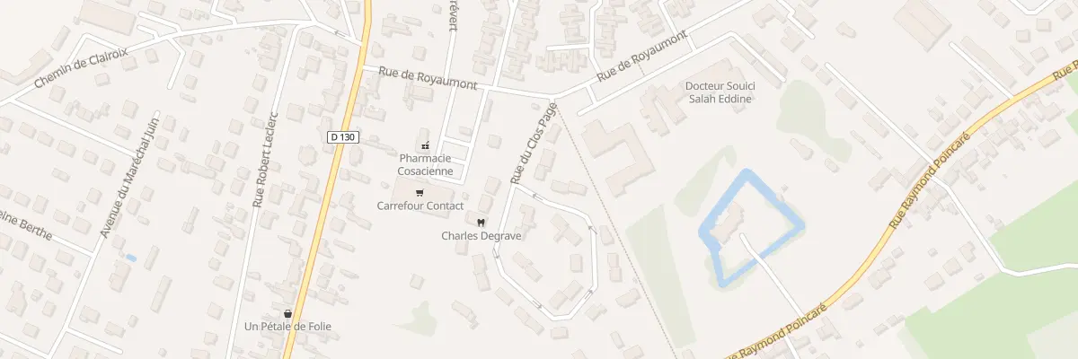 Plan du 5 Rue du Clos Page à Choisy-au-Bac