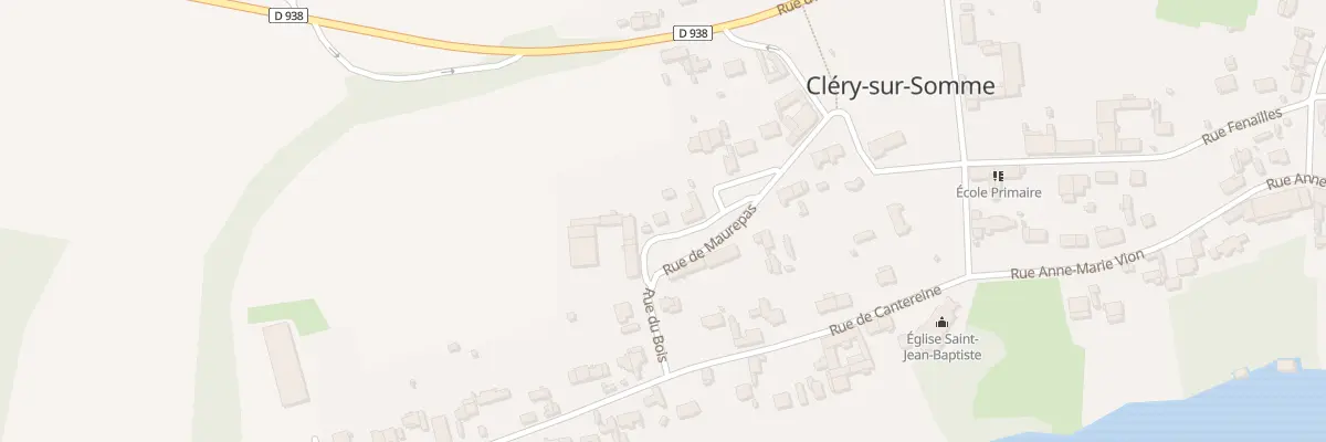 Plan du 117 Rue de Maurepas à Cléry-sur-Somme