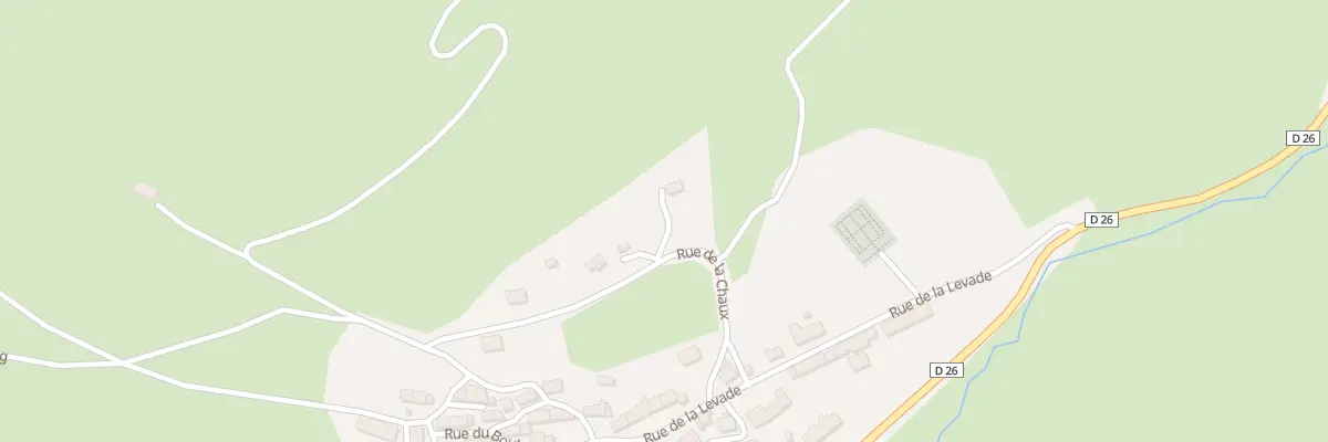 Plan du 5210 La Chaux d’Espinchal à Espinchal