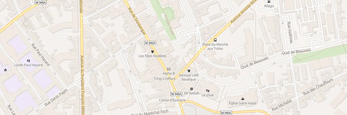 Plan du 20 Rue de Dunkerque à Armentières