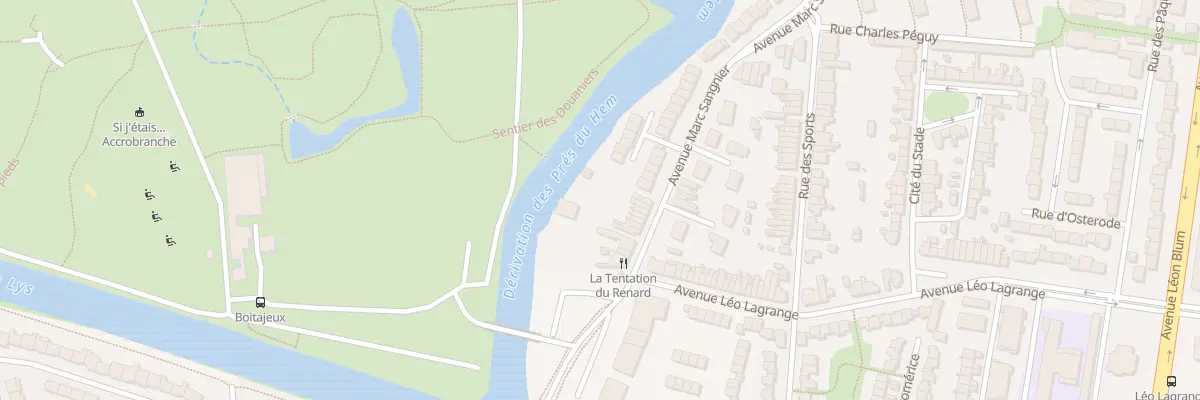 Plan du 23 Av Marc Sangnier à Armentières