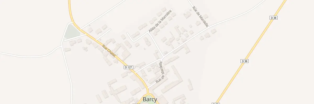 Plan du 9 Rue de Mardelle à Barcy